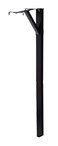 ARCHITECTURAL MAILBOXES Architectural Mailboxes Drivein Post Kit Galvanized Steel Mailbox Post Compatibility Code A B SDPK00AM Black