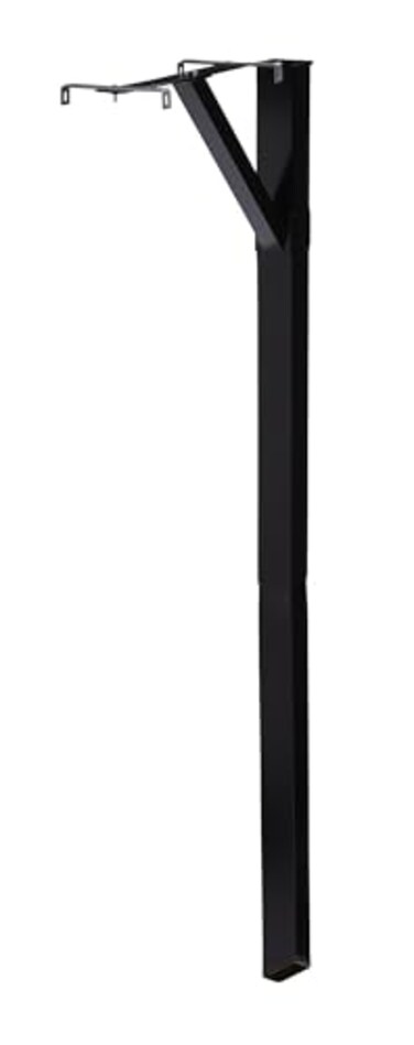 ARCHITECTURAL MAILBOXES Architectural Mailboxes Drivein Post Kit Galvanized Steel Mailbox Post Compatibility Code A B SDPK00AM Black