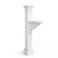 Mayne Manchester Single Arm Mail Post White 26in L x 9in W x 58in H Manchester Post Arm Hardware Kit 5852W