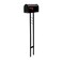 ARCHITECTURAL MAILBOXES Architectural Mailboxes Mailbox to Go Galvanized Steel Mailbox and Post Kit MC11KITBAM Black Medium Capacity
