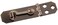 Hillman 852402 34 x 234 Solid Brass Decorative Mini Hasp with Hook Antique Brass Finish 1Pack