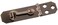 Hillman 852402 34 x 234 Solid Brass Decorative Mini Hasp with Hook Antique Brass Finish 1Pack