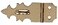 Hillman 851421 58 x 178Inch Solid Brass Decorative Mini Hasp Bright Brass Finish