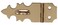 Hillman 851421 58 x 178Inch Solid Brass Decorative Mini Hasp Bright Brass Finish
