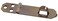 Hillman 852401 34 x 234 Solid Brass Decorative Mini Hasp Antique Brass Finish 1Pack