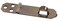 Hillman 852401 34 x 234 Solid Brass Decorative Mini Hasp Antique Brass Finish 1Pack