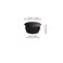 ZYYC 30 Pcs Black Plastic Hole Plugs 16mm 58