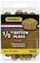 General Tools 311012 12Inch Button Plugs Oak 50Pack