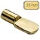 Desunia 14 Spoon Style Cabinet Shelf Support Pegs Polished Brass 25 Pack