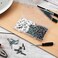 Oudain 16 Pack Down Wall Clips Closet Shelves Loop Clips Plastic Wire Wall Shelf Screws and Expansion Tubes White