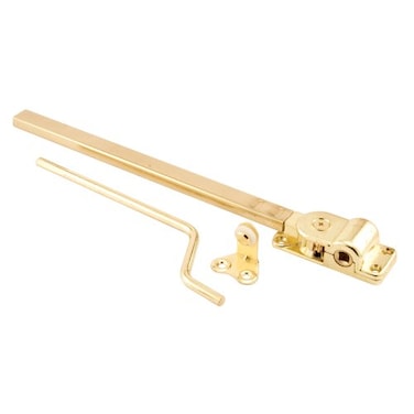PRIME-LINE PrimeLine H 3687 1034 In Brass Plated Reversible Casement Window Operator for Parlyn Windows Single Pack