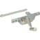 PRIME-LINE PrimeLine H 3549 Aluminum Finish OffSet LeftHand Jalousie Operator Single Pack