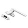 PRIME-LINE PrimeLine H 3821 RightHanded White Casement Locking Handle with Offset Base Single Pack