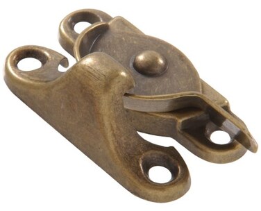 Hillman Hardware Essentials 851833 Sash Lock Crescent Brass