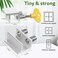 AUSWAUR Window Locks 6 Sets Window Locks Security with Key Adjustable Aluminum Sliding Window Security Safety Locks Child Proof Security Lock Stoppers for Vertical Horizontal Sliding Window