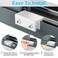 AUSWAUR Window Locks 6 Sets Window Locks Security with Key Adjustable Aluminum Sliding Window Security Safety Locks Child Proof Security Lock Stoppers for Vertical Horizontal Sliding Window