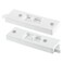 PRIME-LINE PrimeLine MP2598 White Vinyl Vertical Hung Sliding Window Lock 1 Pair