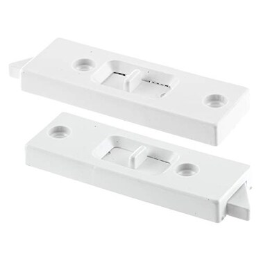 PRIME-LINE PrimeLine MP2598 White Vinyl Vertical Hung Sliding Window Lock 1 Pair