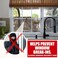 SECURITYMAN SecurityMan Window Security Bar Easy Install for HorizontalVertical Windows Adjustable Window Lock Bar Child ProofHeavy Duty Iron Extendable 1425 to 37 Security Bars for Windows White