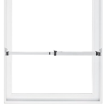 SECURITYMAN SecurityMan Window Security Bar Easy Install for HorizontalVertical Windows Adjustable Window Lock Bar Child ProofHeavy Duty Iron Extendable 1425 to 37 Security Bars for Windows White