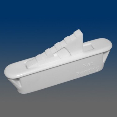 Vision Hardware Set of 6 pcs White Window Sash Vent Stops 1714WHITE