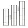 SWB Window Bars Adaptable Security Bars for Windows Model A Easy and Quick Installation Adjustable Window protections Modular System Price is per 1 Module Image Shows 3 modules