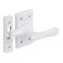 PRIME-LINE PrimeLine U 9936 Diecast with White Finish Casement Window Sash Lock Single Pack