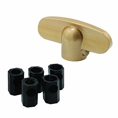 PRIME-LINE PrimeLine H 3896 Universal Champagne TeeCrank Casement Window Handle 2 Pack