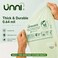 UNNI 16 Gallon Compostable Trash Bags with Tie Handles 50 Count Small Food Scrap Kitchen Compost Bags for Countertop Bin Certified by BPI CMA OK compost HOME Meets ASTM D6400