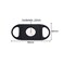 LC LICTOP Black Cigar Cutter 10pcs Guillotine Stainless Steel Blade Cigar Clippers Tool with Plastic Handle