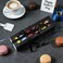 HAPPY POTATO 25 Pack Macaron Boxes for 6 721919 Inches Macaron Packaging Boxes Black Macaron Boxes with Clear Window Macaron Container Packaging Boxes with Ribbon