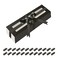 HAPPY POTATO 25 Pack Macaron Boxes for 6 721919 Inches Macaron Packaging Boxes Black Macaron Boxes with Clear Window Macaron Container Packaging Boxes with Ribbon