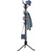 Simple Houseware Standing Coat and Hat Hanger Organizer Tree Shaped Rack for Entryway Bedroom and Hallway 18 Hooks Black