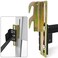 POROHOM 4Pcs 711 BoltOn to HookOn Bed Frame Conversion Brackets with Hardware Hook PlateHeadboard Hook Set Hook on Bed Rails Bed Frame Brackets