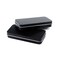 Tighall 8PCS Rectangular Empty Hinged Tin Box with Lid Bulk Mini Storage Containers Organizer for Treats Gifts Candy and Crafts 48 x 21 x 08 in Black