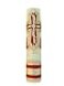 Angelitos de Easter Lent Candle Alpha Omega Sheep Catholic Candle