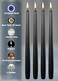 Hyoola Tall Taper Candles 12 Inch Black Unscented Dripless Taper Candles 10 Hour Burn Time 4 Pack