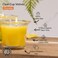 Hyoola HYOOLA Clear Cup Scented Votive Candles Citronella 12 Hour Burn Time 4 Pack European Made