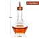 SuproBarware Bitter Bottle Glass Bitter Bottle with Dash Top 17oz50ml Great for Bartender Home Bar KJP01C Copper