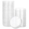Beasea Aluminum Foil Cups Lids Only 100pcs 45 Inch Disposable Plastic Lids for 8oz 235ml Ramekin Cupcake Baking Cups No Cups