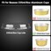 Beasea Aluminum Foil Cups Lids Only 100pcs 45 Inch Disposable Plastic Lids for 8oz 235ml Ramekin Cupcake Baking Cups No Cups