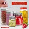 eispap 1Set24Pack 12pc 70mm Regular and 12pc 86mm Wide Mouth Silicone Sealing Rings Set Reusable LeakProof Gaskets for Mason Jar Lids Translucent