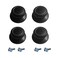 ZYYC 4 Pack Pot Lid Replacement Knobs Heat Resistant Black