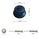 ZYYC 4 Pack Pot Lid Replacement Knobs Heat Resistant Black