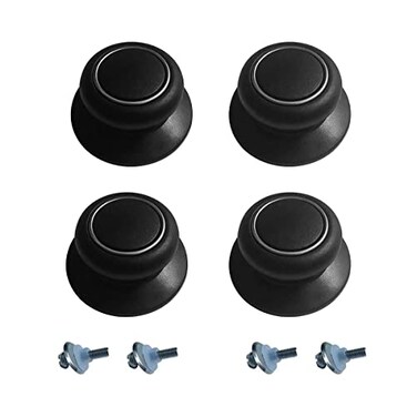 ZYYC 4 Pack Pot Lid Replacement Knobs Heat Resistant Black