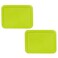 Pyrex 7210PC 3 Cup Edamame Green Food Storage Replacement Lid 2Pack Made in USA