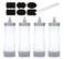 Qiuhome Condiment Squeeze BottleKetchup Squeeze BottlePlastic Squeeze Bottle 12oz Gray