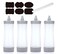Qiuhome Condiment Squeeze BottleKetchup Squeeze BottlePlastic Squeeze Bottle 12oz Gray