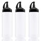 Jutoe 3PACK Plastic Squeeze Bottles 6 oz Plastic Condiment Bottles With LeakProof Cap Ketchup Squeeze Bottle For Kitchen Use
