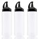 Jutoe 3PACK Plastic Squeeze Bottles 6 oz Plastic Condiment Bottles With LeakProof Cap Ketchup Squeeze Bottle For Kitchen Use
